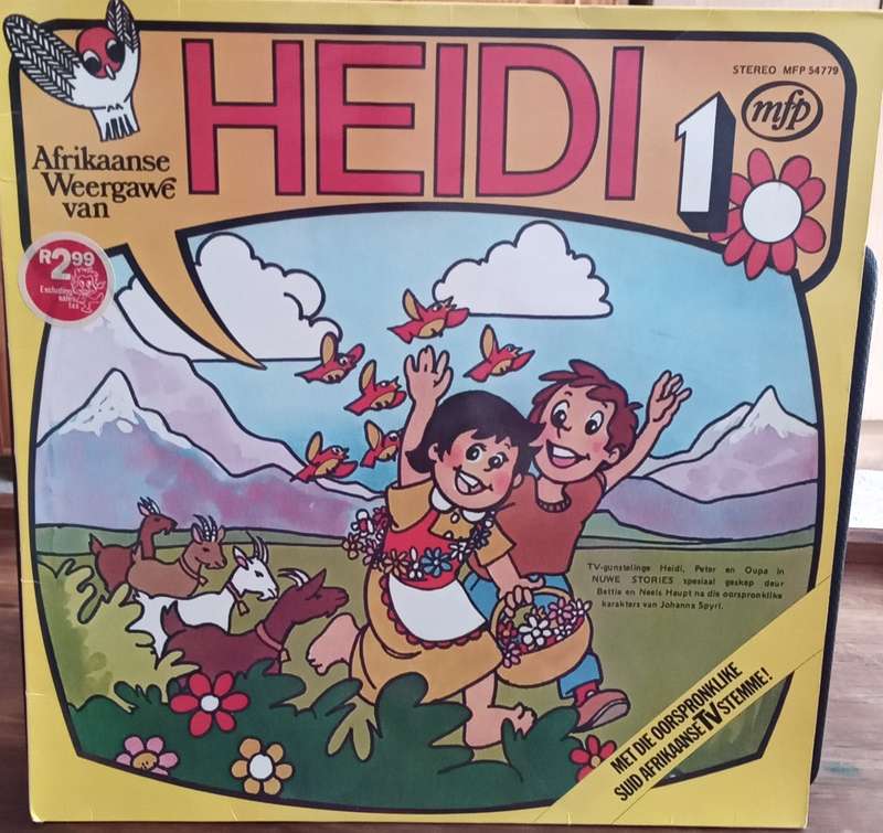 HEIDI 1 LP VINYL RECORD STEREO AFRIKAANS
