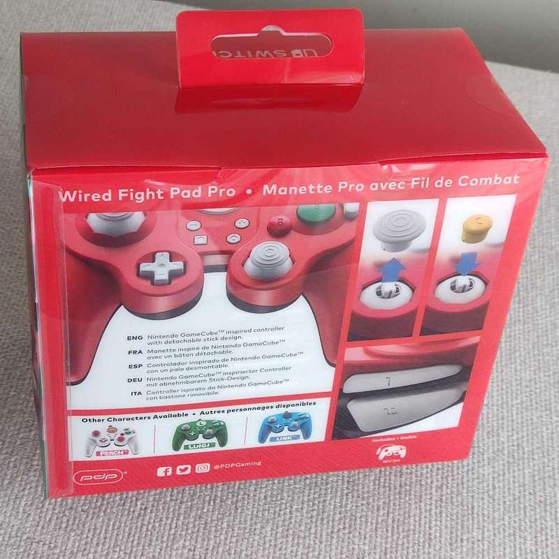 Nintendo Switch Super Mario Wired Fight Pad Pro controller