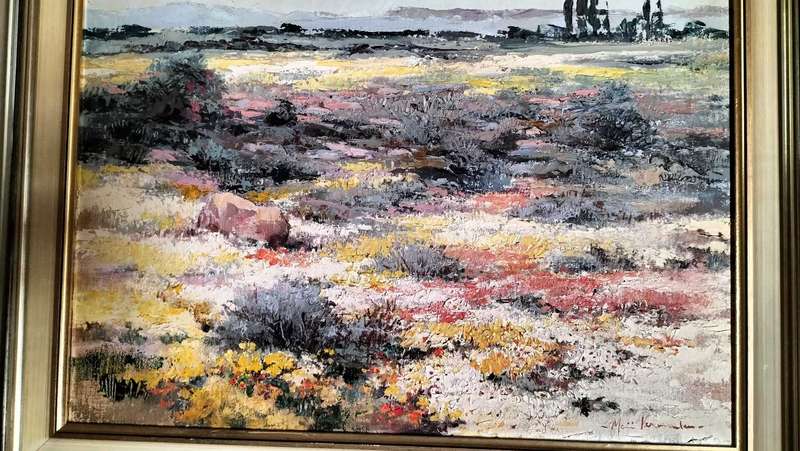 Marie Vermeulen Oil on canvas size 590mm x 430mm