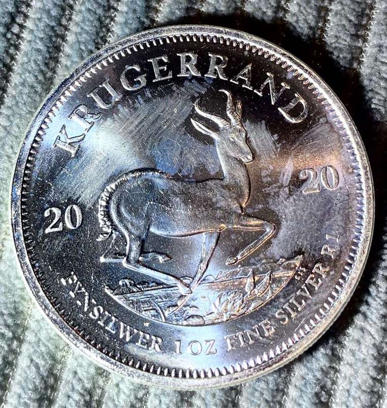 1Oz South Africa Silver Kruger Rand 2020