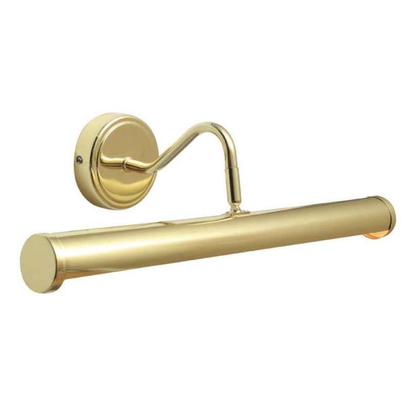 Polished brass Art illustrator. Wall lights. Decor, picture light. Read