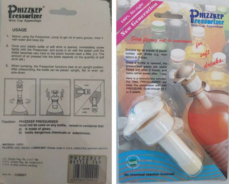 Fizzy Coldrink Bottle Cap with pump