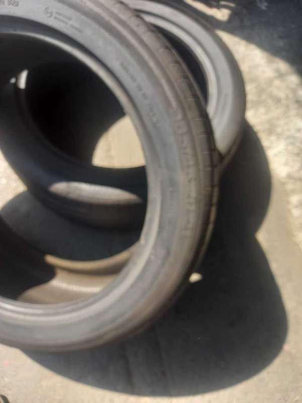 285/45/21 × 2 Continental used tyres. 70% life