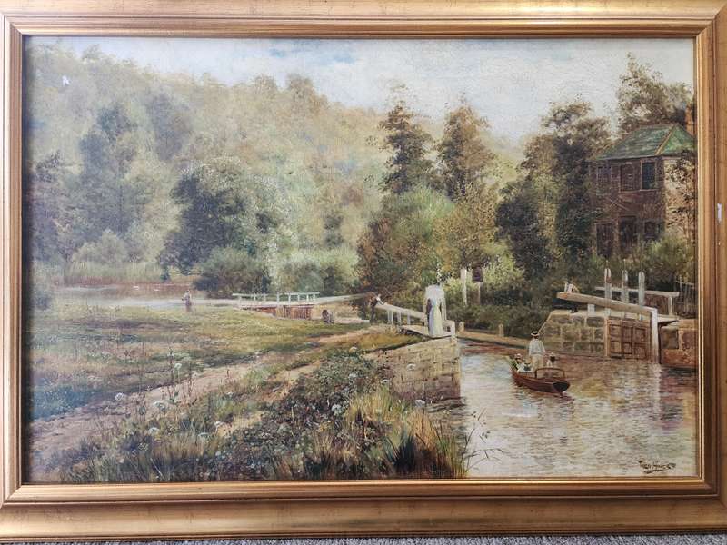 !Rare! Theodore Hines oil on canvas (R80 000+)