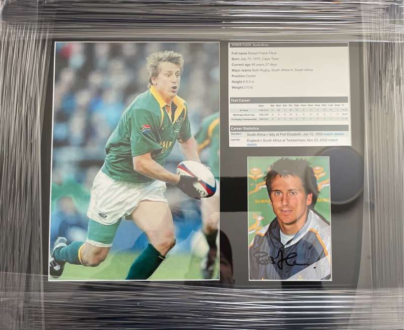 Rugby Fram Signed by Robbie Fleck