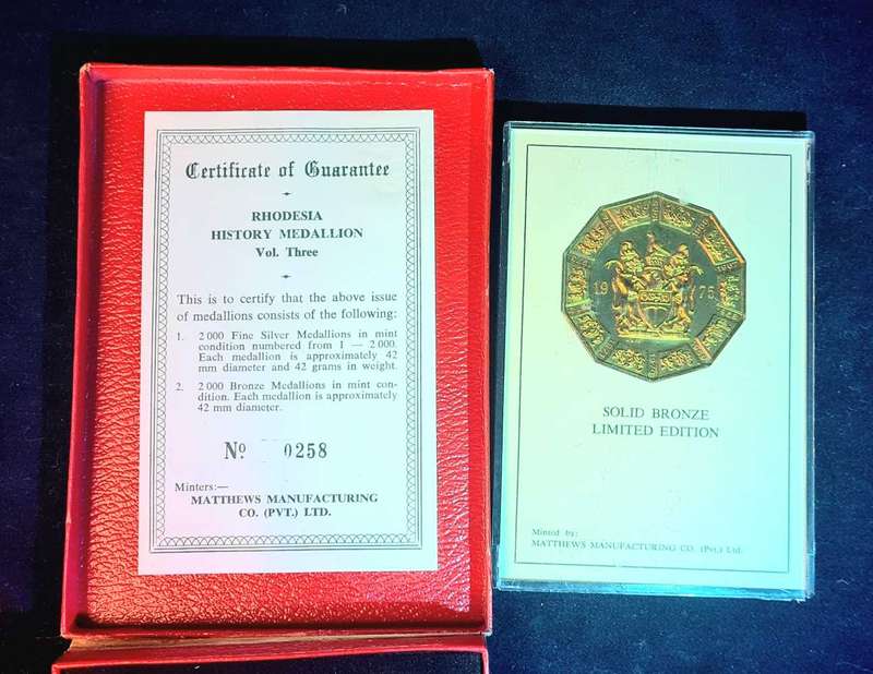 Rhodesian comerative coins