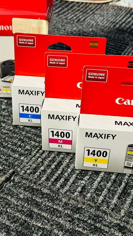 Canon PGI-1400XL Ink Cartridges 3-Pack C M Y