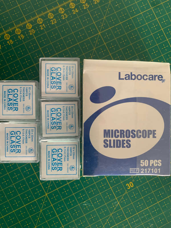 Microscope with accessories