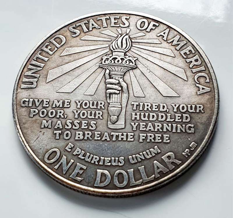 1906 `Ellis Island & Liberty One USA Dollar` - Gap Filler