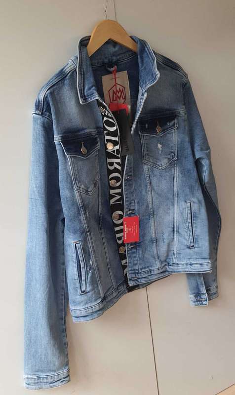 Mario Morato Men's Denim Jacket Size XXL