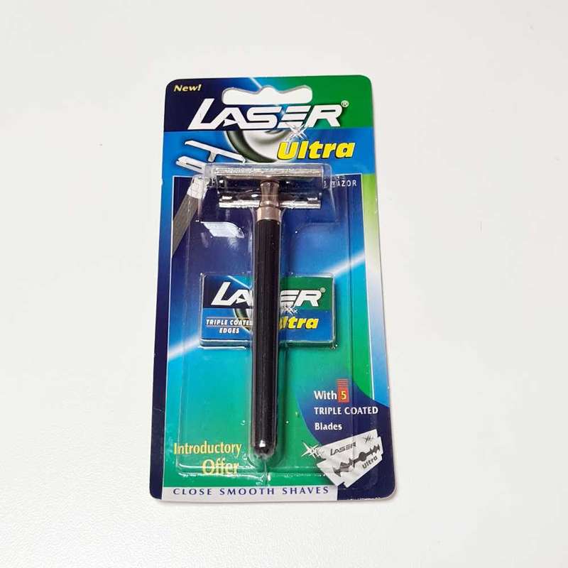 ItemLaser Ultra 3 Piece Metal Head Razor