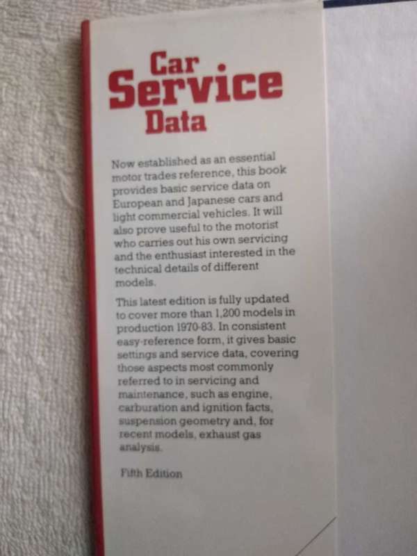 J. N. Seale - Car Service Data
