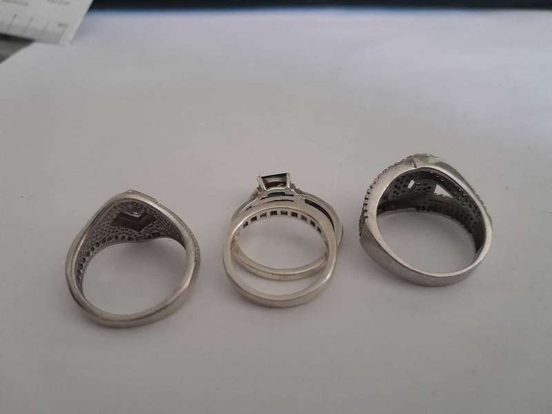 925 Silver Rings. 18 mm Diameter.