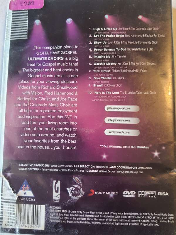 Gotta Have Gospel - Ultimate Choirs DVD