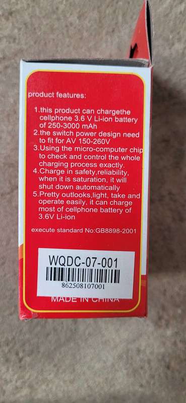 Universal Travel Charger (Bid Per Piece - To Take All 20x)