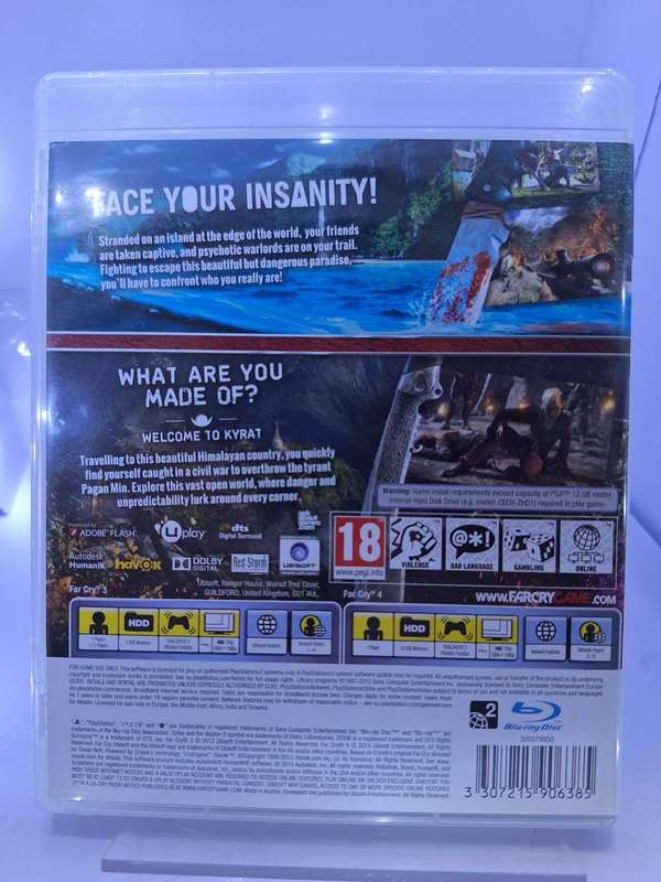 Far Cry 3 + Far Cry 4 Double Pack (PS3)