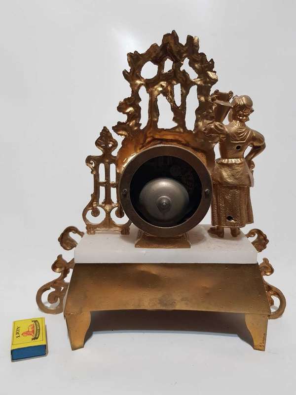 His and hers mantle clock set