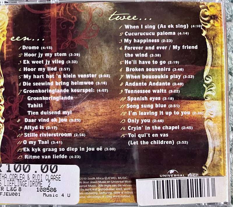 Drome - Rudi Claase en Corlea Botha (2CD)
