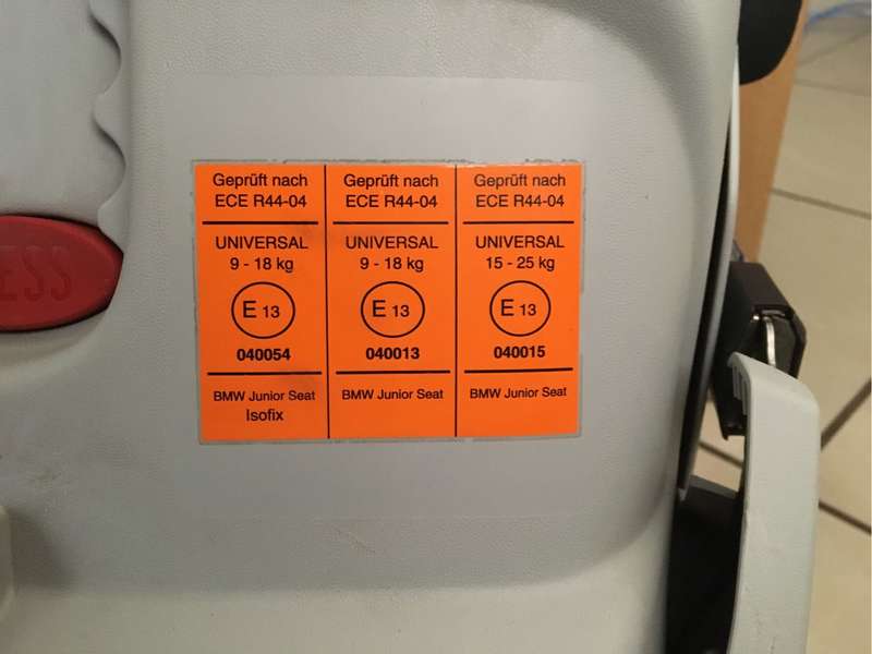BMW Junior Seat 9 - 25kg