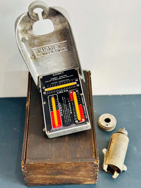 Vintage Automotive Tool: Kismet 3-Way Gauge - Model Number: WG 7015