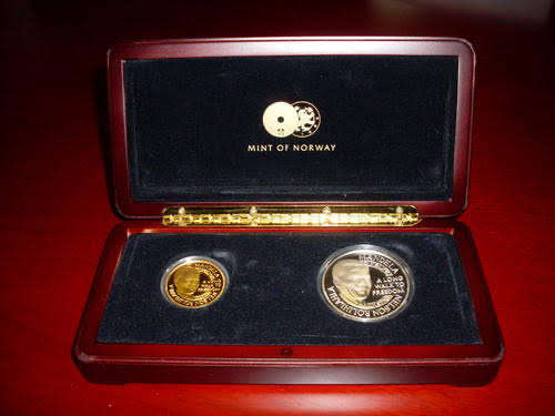 2011 Mandela Rugby World Cup 1oz Silver 1/2oz Gold Coin Set