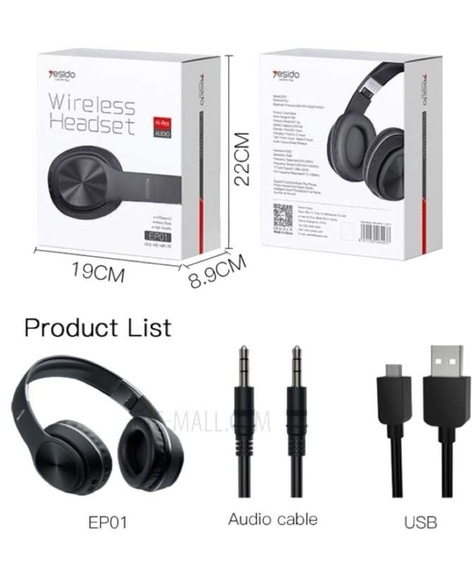 YESIDO Wireless Headset -EP01 ***UNBOXED DEAL***