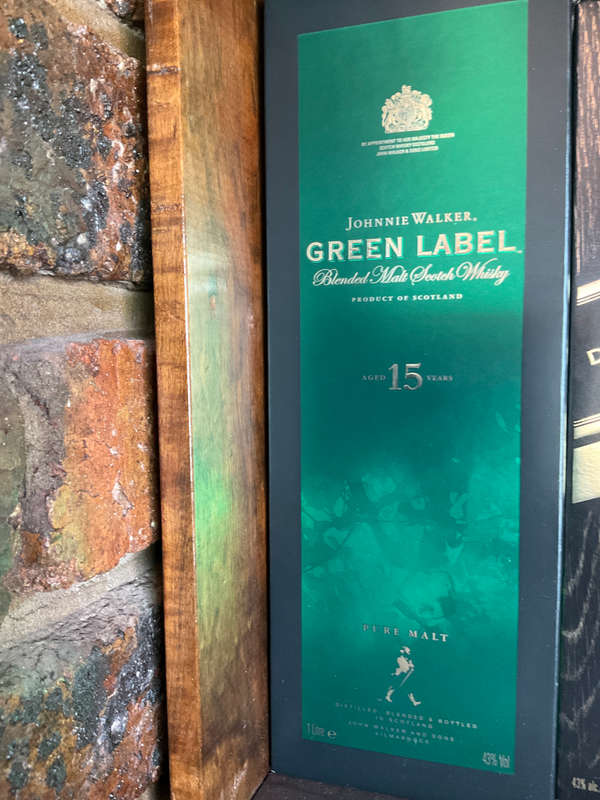 Johnny walker green label 15 years
