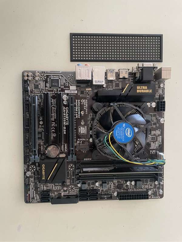 Intel Core i5 6400 Combo**Gigabyte B150M Motherboard**4GB Ram**