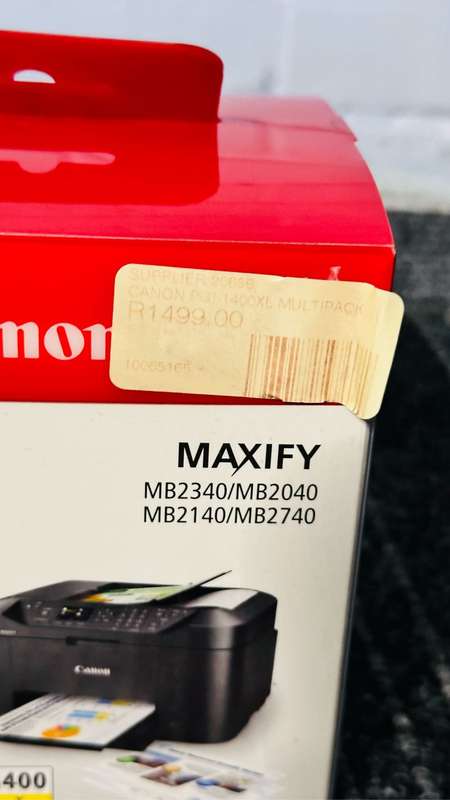 Canon PGI-1400XL Ink Cartridges 3-Pack C M Y