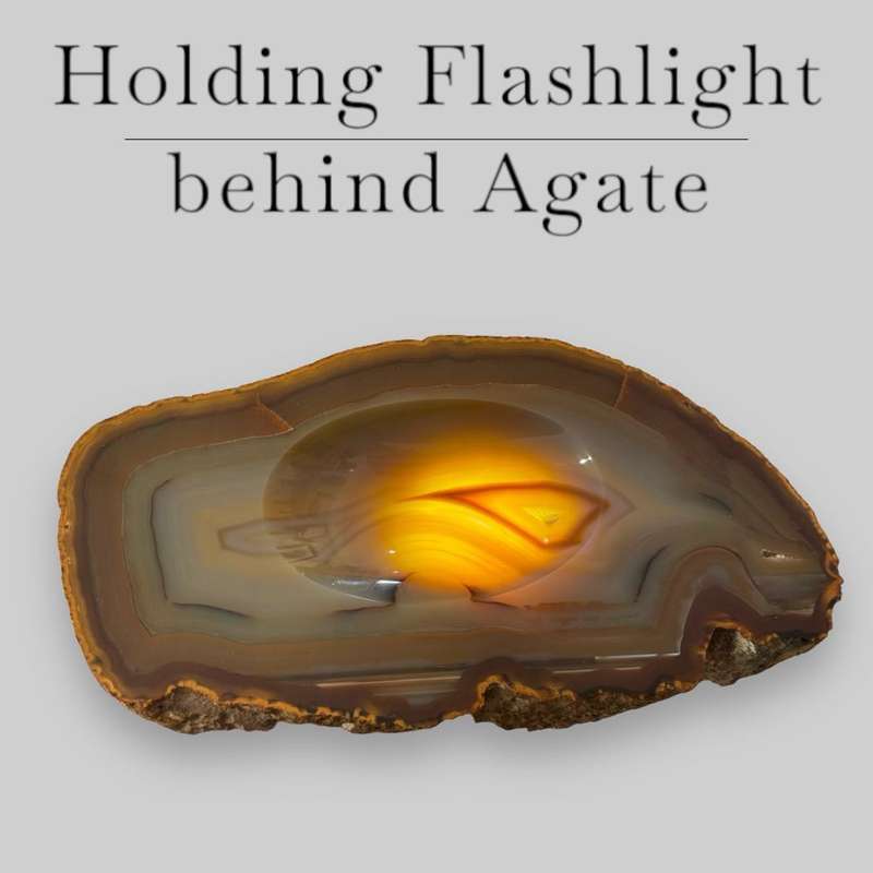 Agate Crystal / Rock - Large (19cm x 10cm x 2cm)