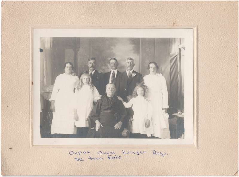 President Paul Kruger Family Member Militaria - Sersant AJ Kruger S.A. DEFENCE FORCE