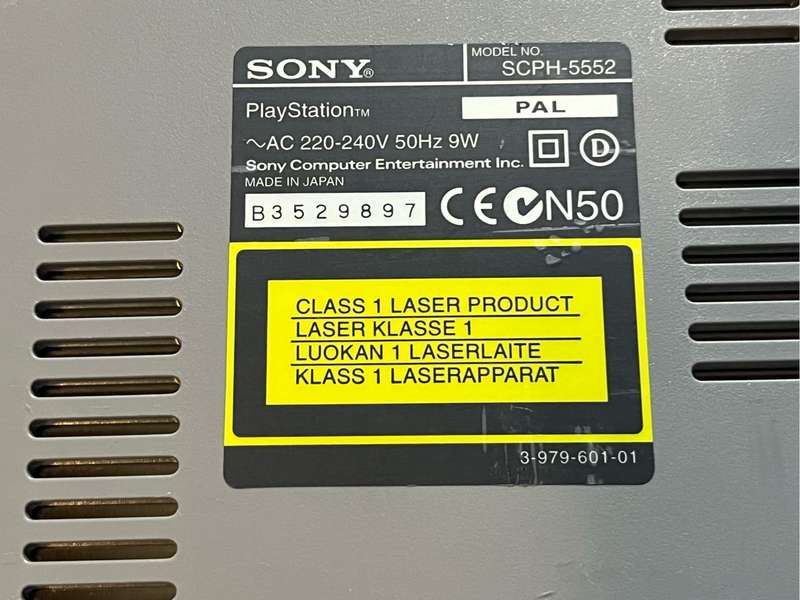Sony PlayStation (1st generation) gaming console (#1)