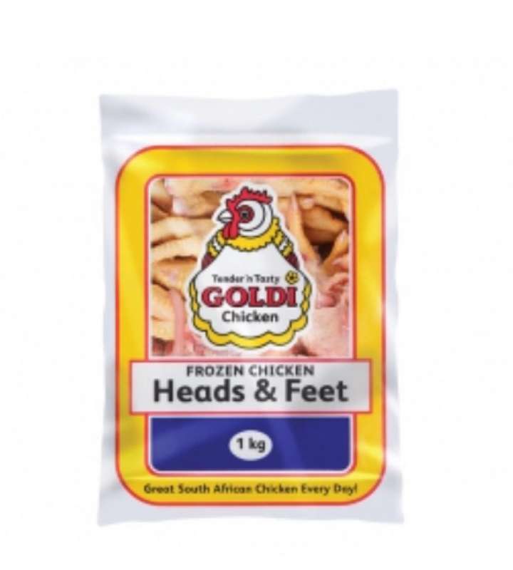 1kg Goldi Chicken feet and heads