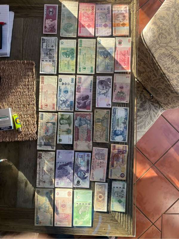 Assorted Banknotes x 30