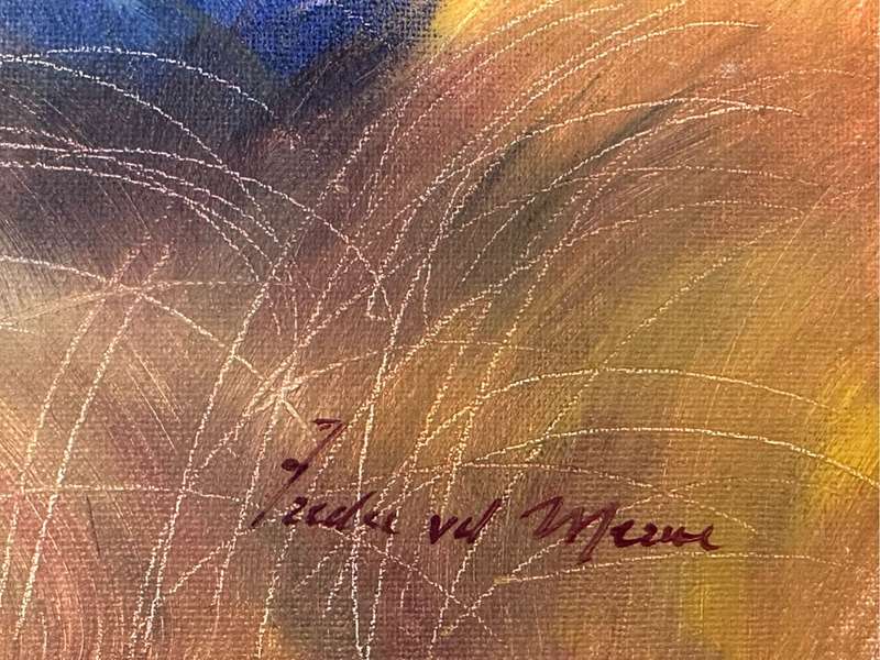 Freda Vd Merwe oil painting