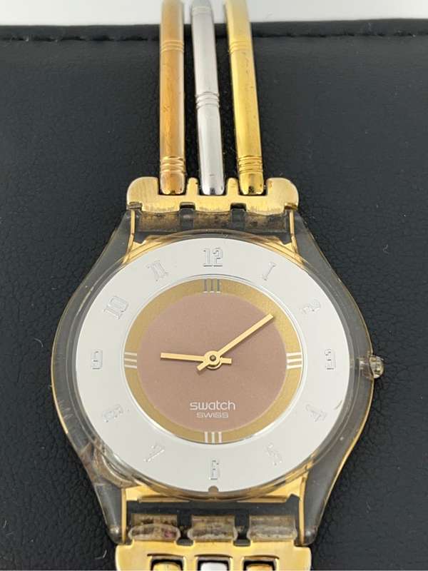 Swatch Skin Gold Tone Ladies Watch