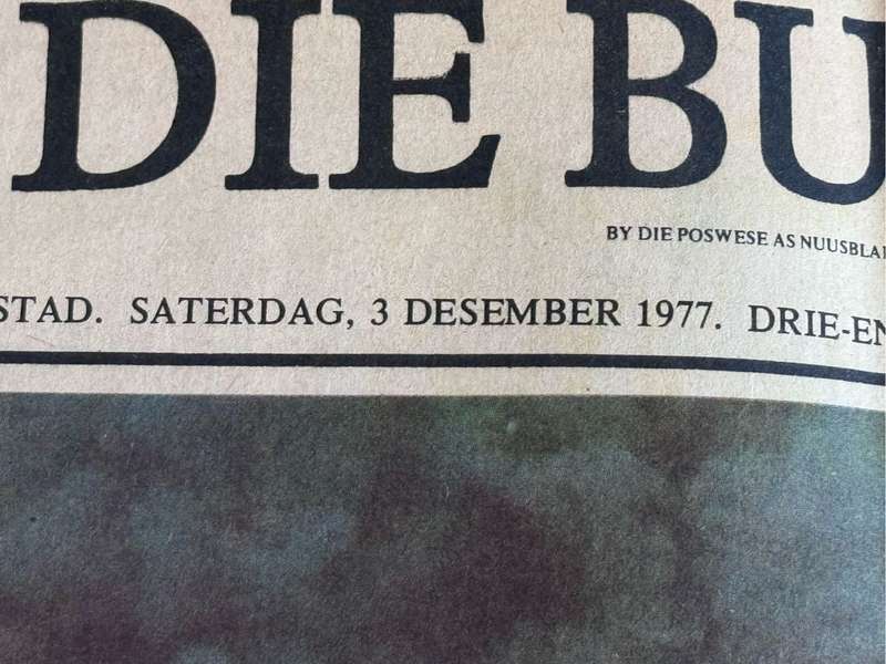 Die Burger Newspapers circa 1977 / 1978