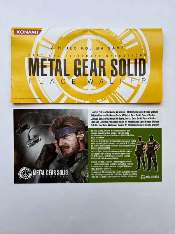 Metal Gear Solid Peace Walker (PSP)