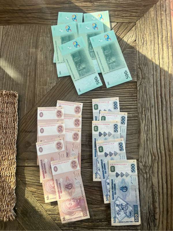 DRC various bank notes