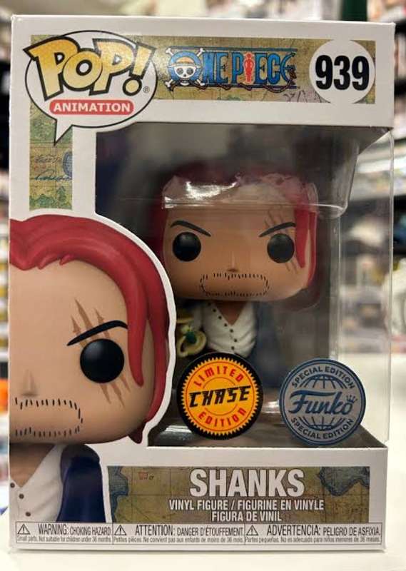 Animation #939 One Piece Shanks Funko Pop (Chase)