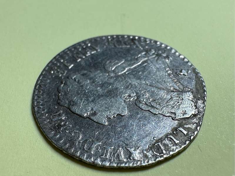 1/10 ecu Louis XVI 1778 French coin