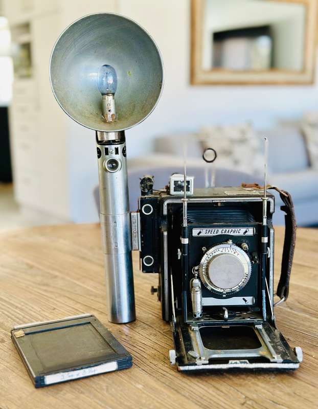 Vintage GRAFLEX Speed Graphic Camera (Photography)