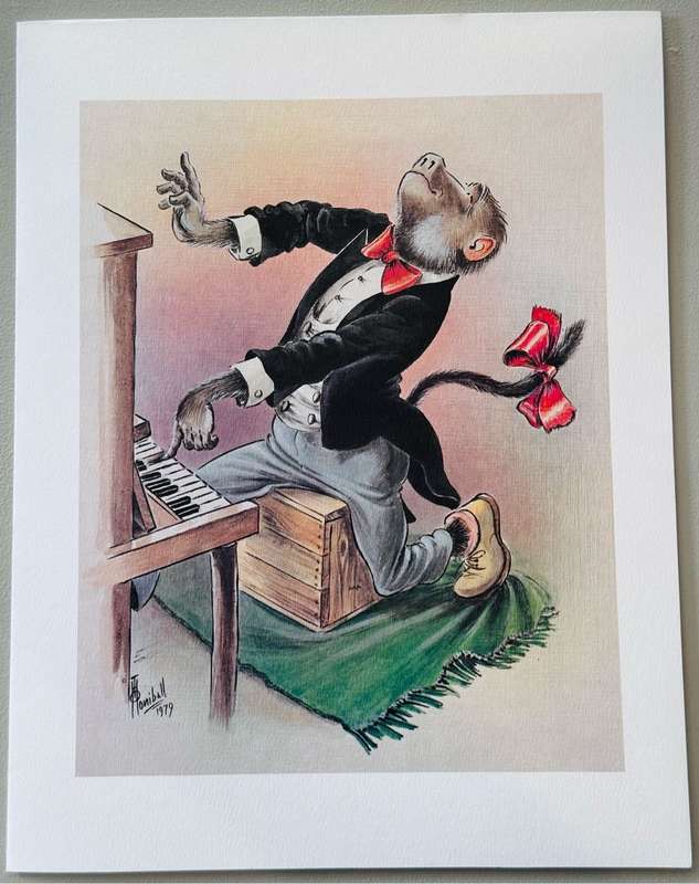 T.O. Honiball (1905 - 1990) Set of Five Lithographs `Adoons-Hulle` circa 1979