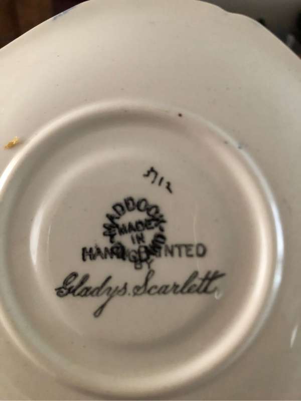 Art Deco demitasse teaset