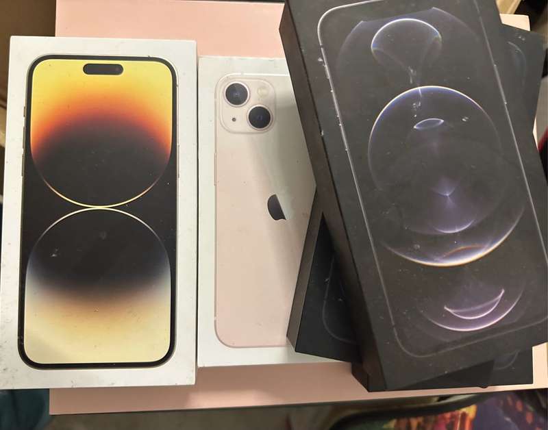 iPhone boxes