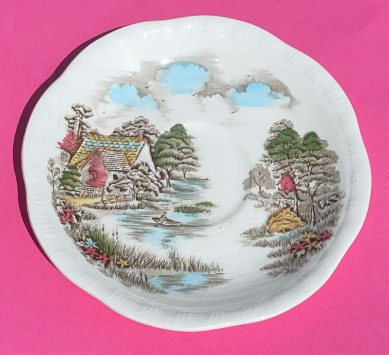 Vintage Sale - Alfred Meakin Constables Cottage Saucer