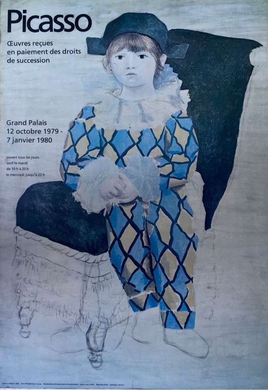 Mounted 1979 Pablo Picasso `Grand Palais` Poster
