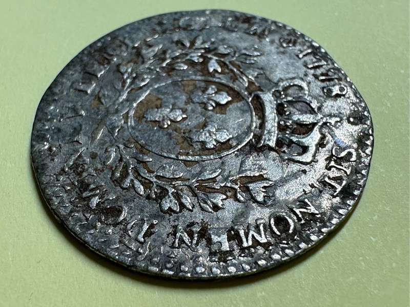 1/10 ecu Louis XVI 1778 French coin