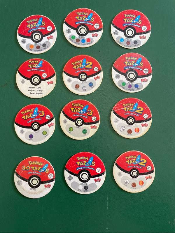 12 Simba Pokemon Tazos