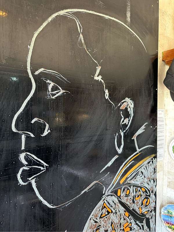 Corné Weideman oil on steel painting ( one of a kind )